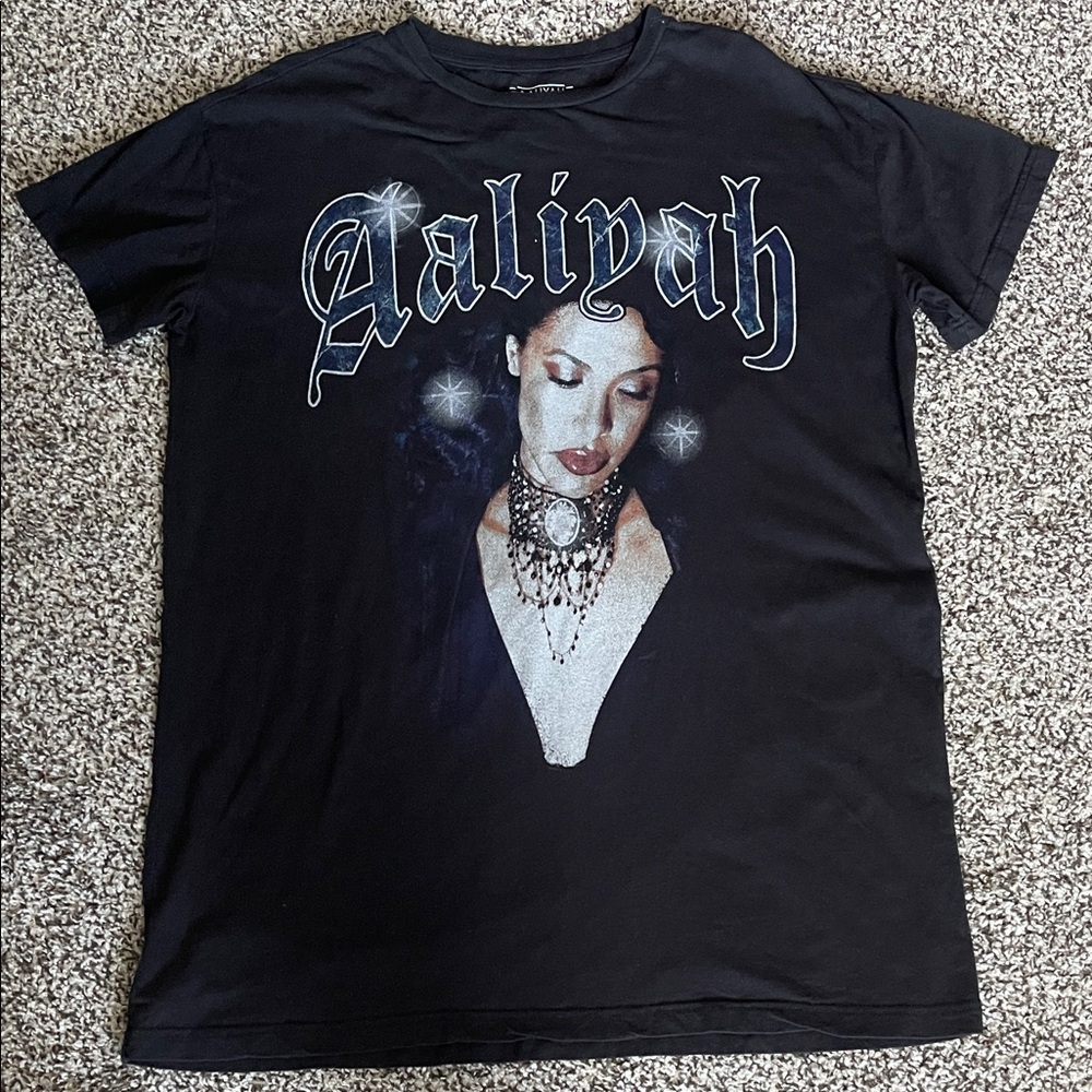 Black Graphic Women's Top